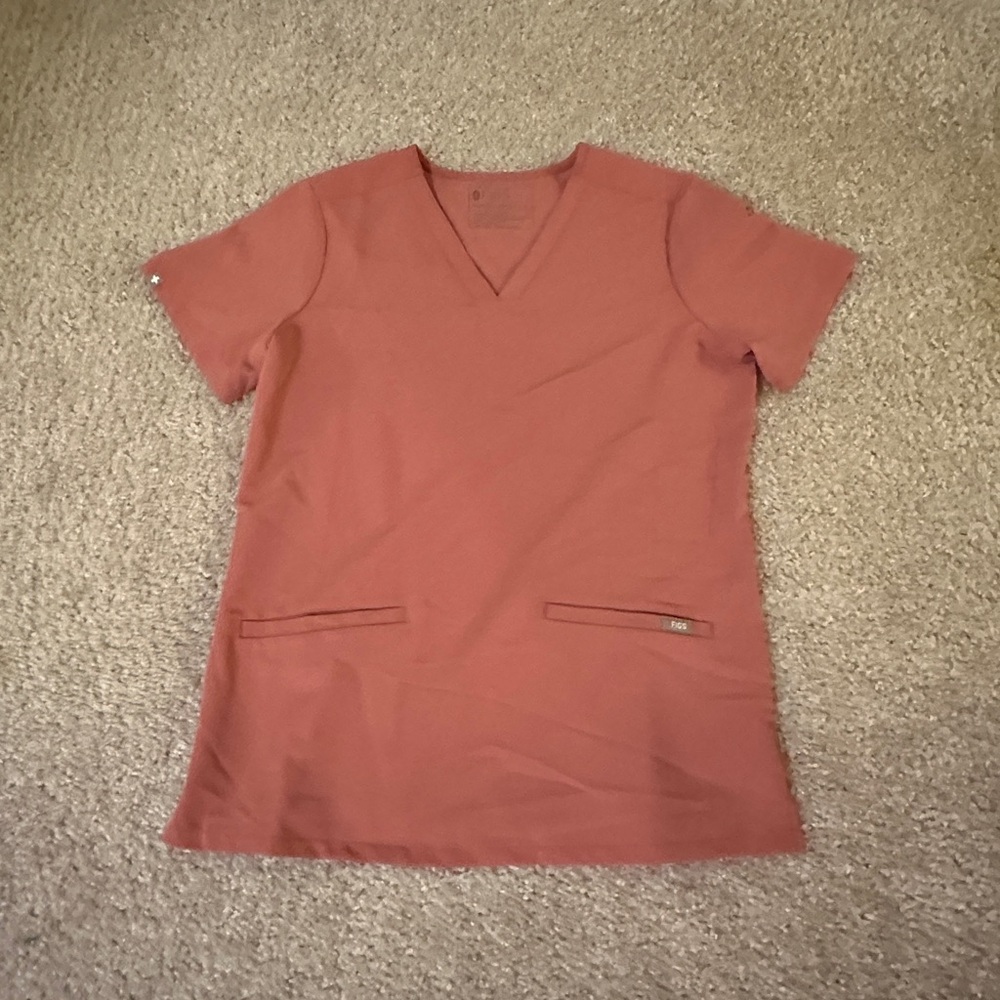 Mauve Figs Scrub Top - Picture 2 of 3